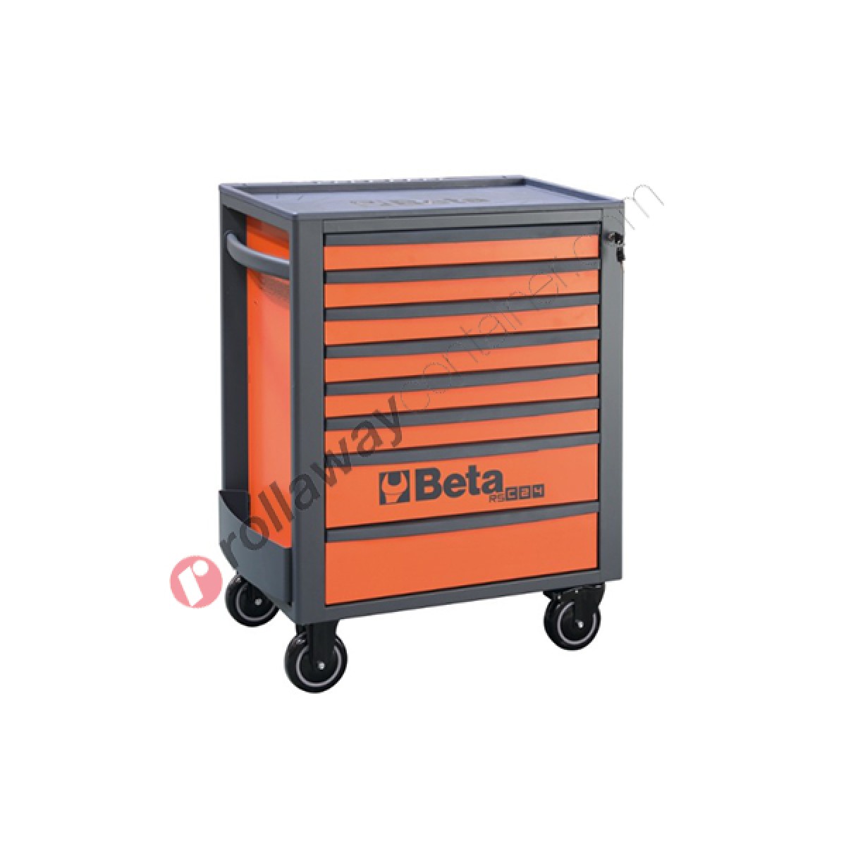 Beta C24 SA - Servante d'atelier XL à 8 tiroirs orange ou grise - MACHINES  ET OUTILS-FRANCE