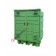 Box de rétention en polyéthylène 1540 x 1000 x 1940 mm avec rayonnage