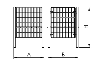 Dimensions bac de fouille avec renforts latéraux