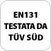 Test réussi à TÜV SÜD (echelles=UNIEN131 - marches pieds=UNIEN14183).
