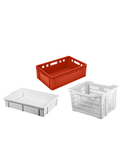 Bacs plastiques alimentaires